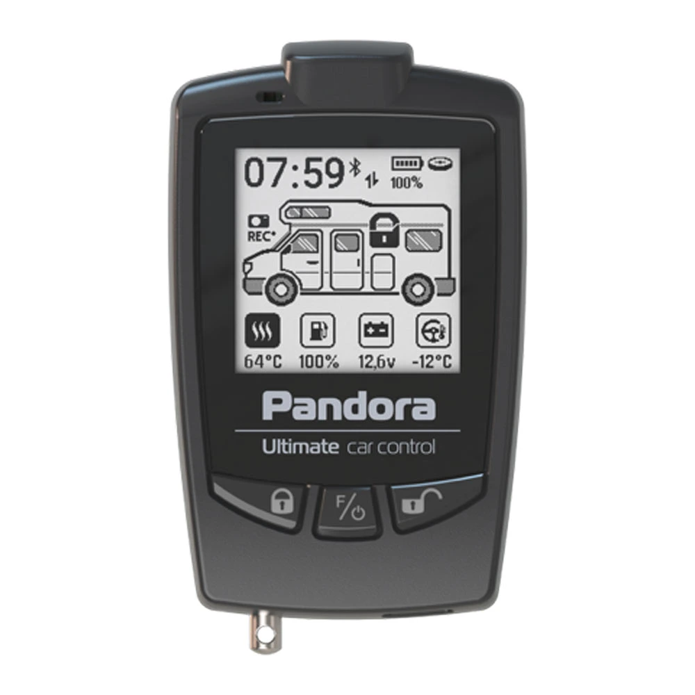 Pandora D-065 Ultimate: Display und Bedientasten
